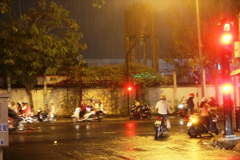 Cơn mưa 'vàng' giải nhiệt cho người dân Sài Gòn ảnh 3 Cơn mưa 'vàng' giải nhiệt cho người dân Sài Gòn ảnh 3